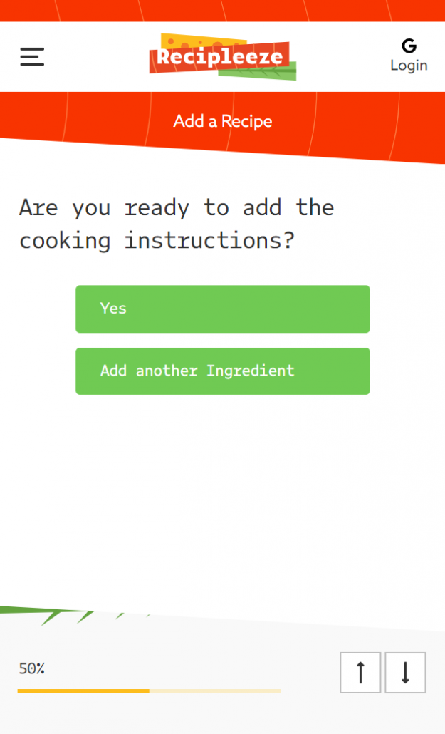 Recipleeze - Add cooking instructions